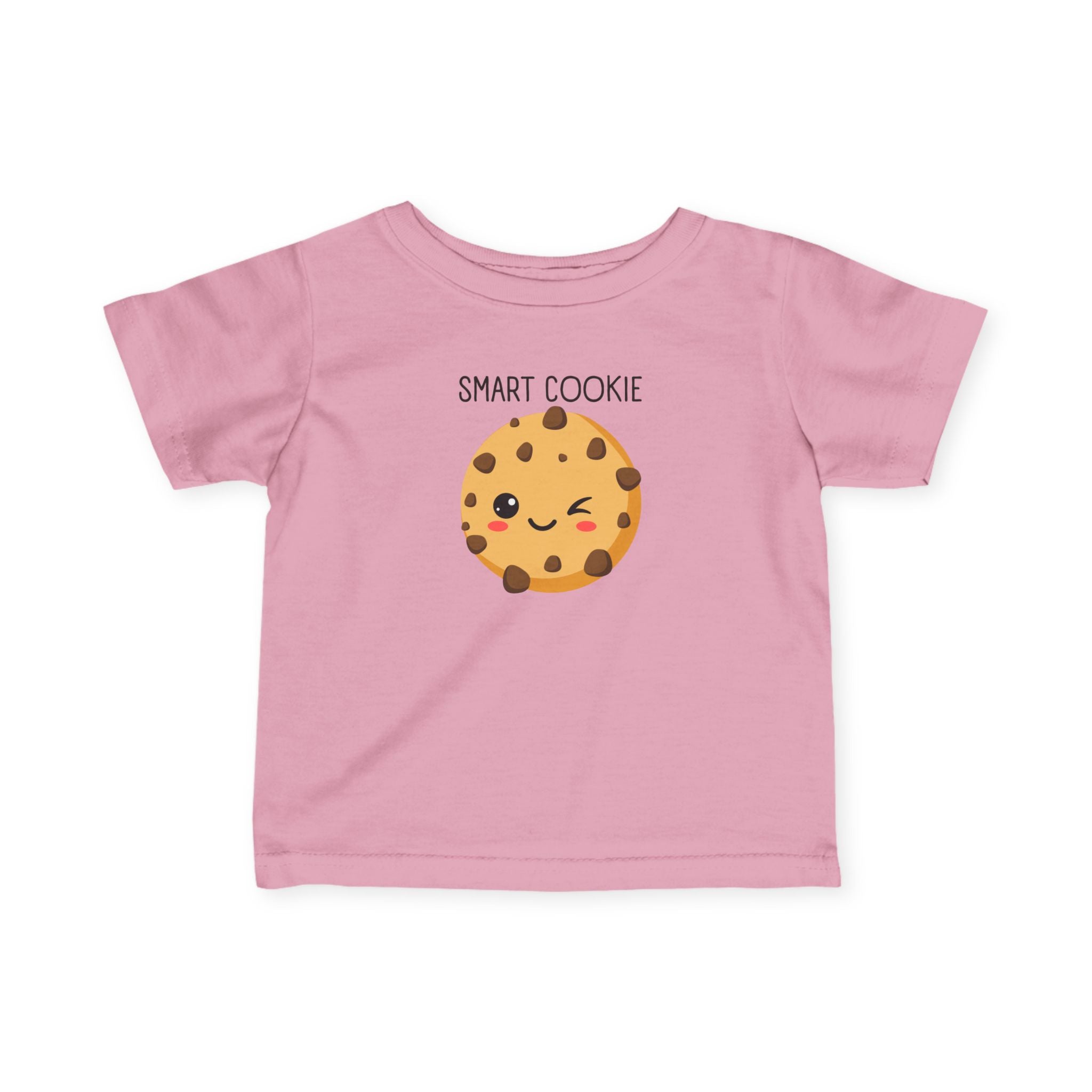 Childrens Short Sleeve Shirt Smart Cookie Infant Fine Jersey Tee