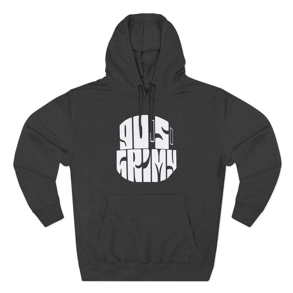 Retro 'Guilty As Charged' Graphic Hoodie — Vintage Circle Logo Pullover