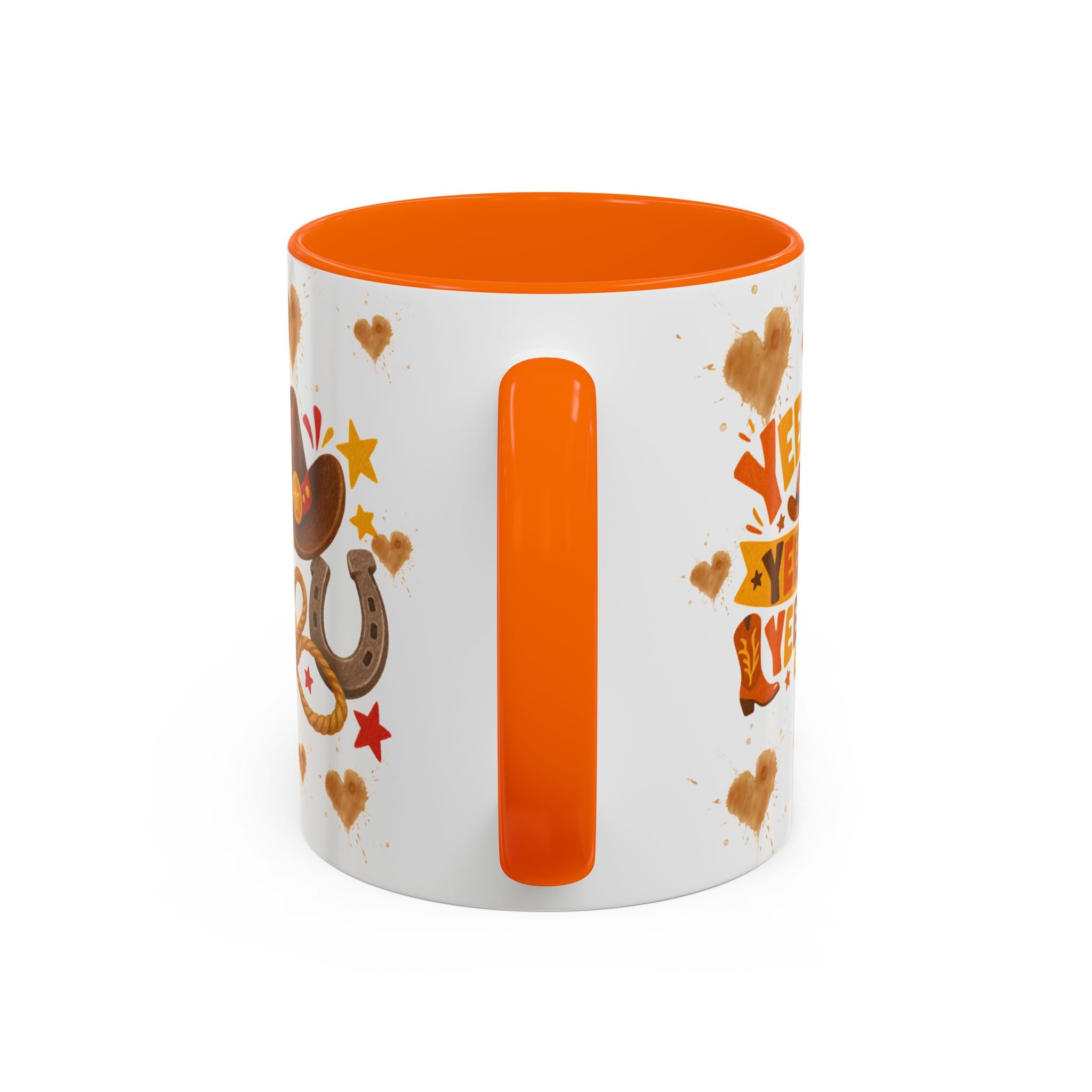 Cowgirl Pony Mug | Cute Western Horse Coffee Cup, Accent Black Handle