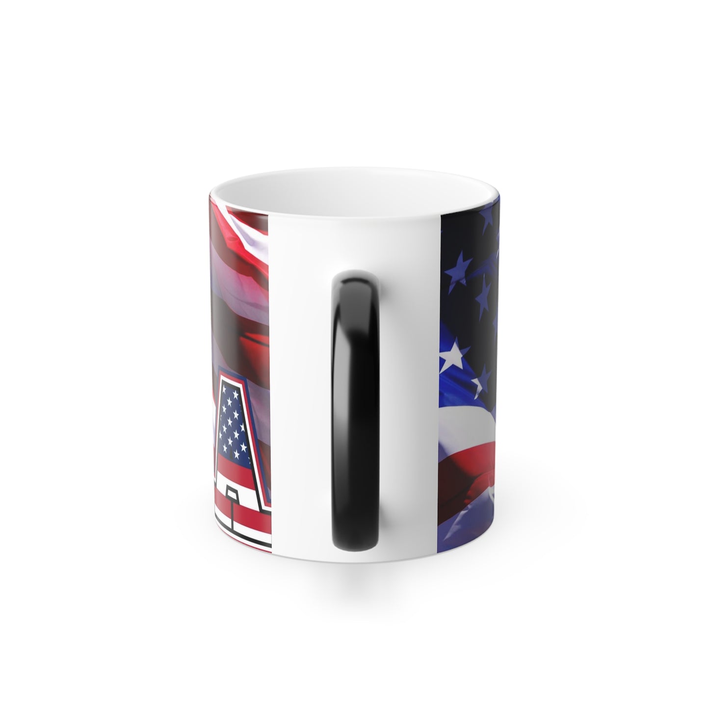 Show Your American Pride: Featuring the Stars and Stripes Color Morphing Mug, 11oz