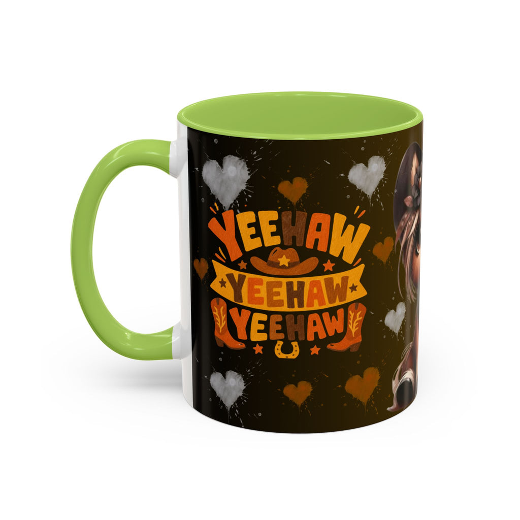Cowgirl Pony Mug | Accent Coffee Mug 11oz 15oz, Western Cute Horse Design