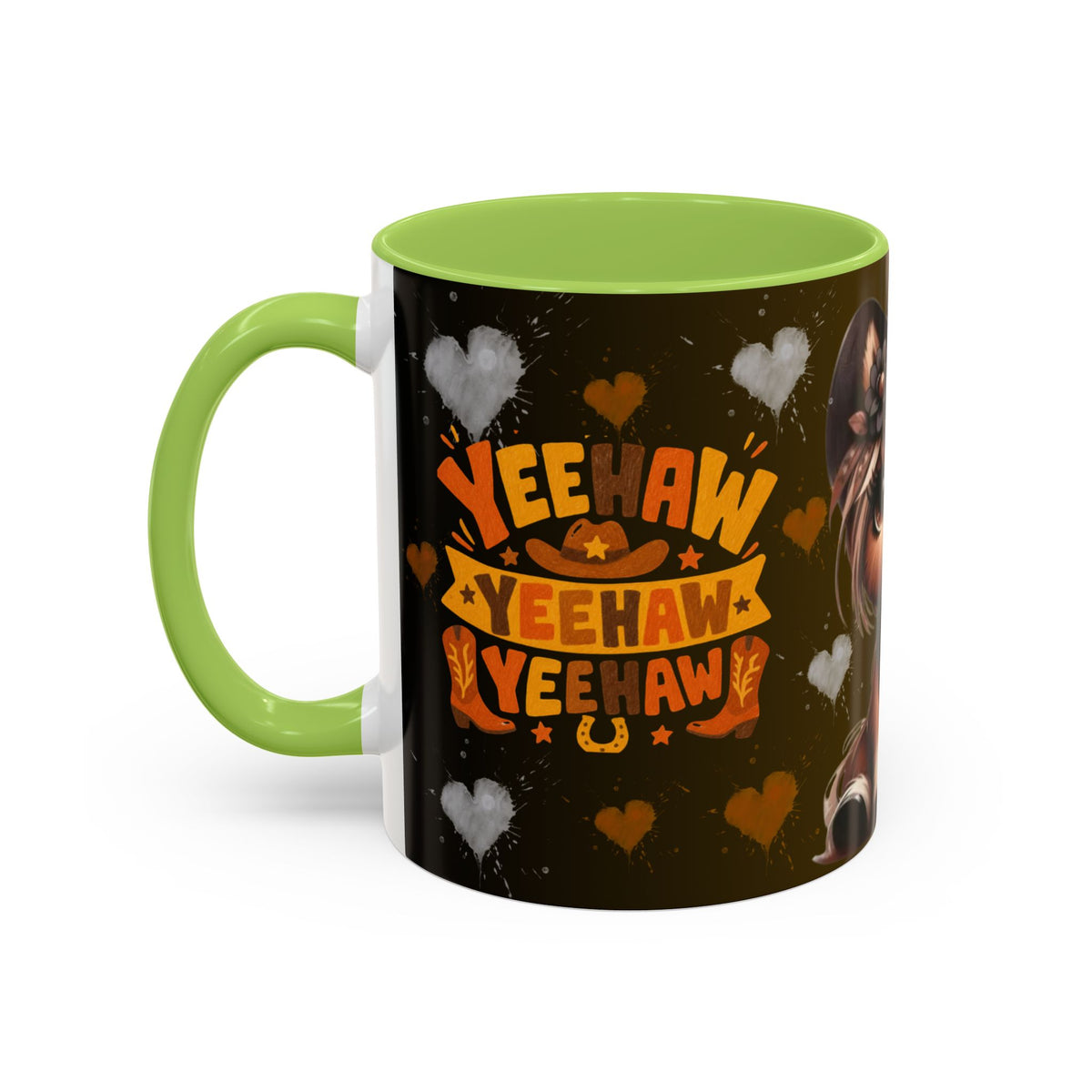 Cowgirl Pony Mug | Accent Coffee Mug 11oz 15oz, Western Cute Horse Design