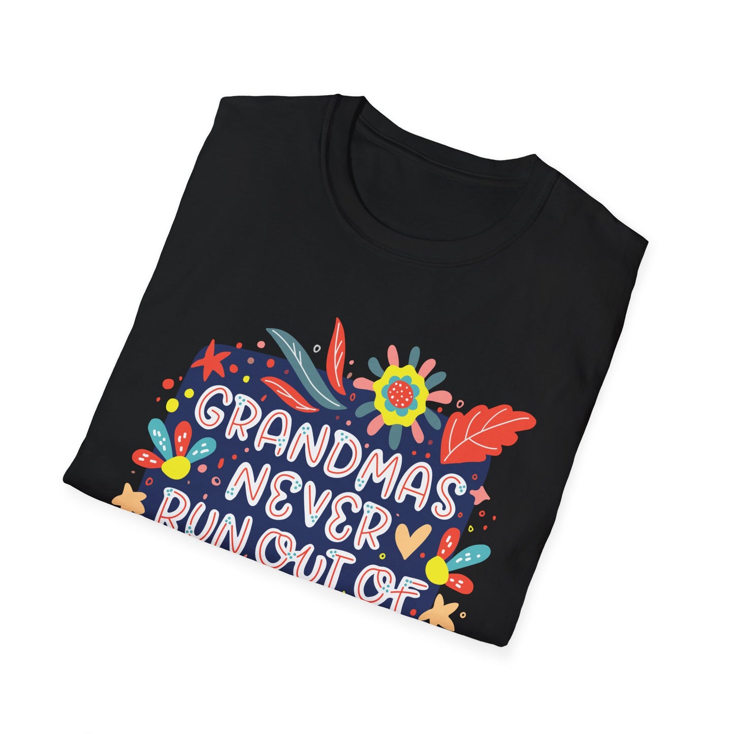 Hugs & Cookies Guaranteed: New Grandma Softstyle T-Shirt