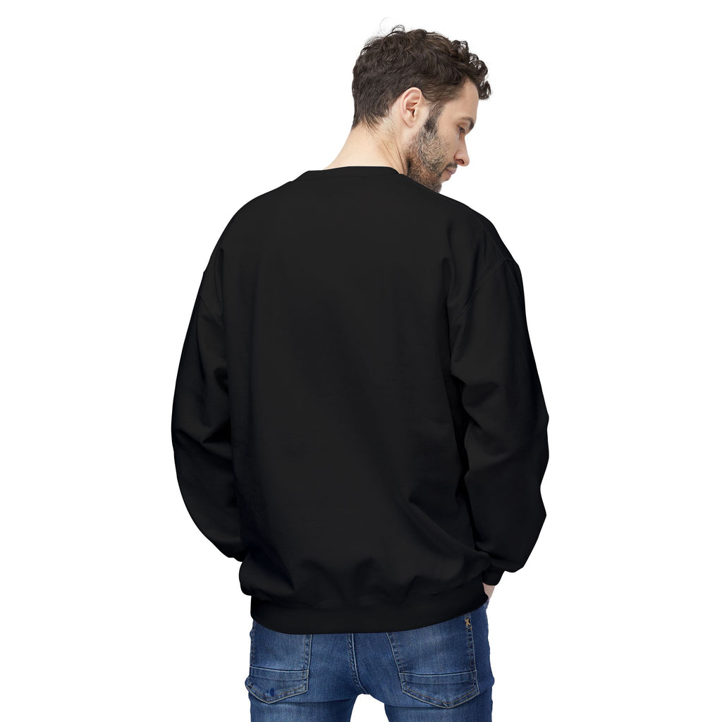 90s Grime Crewneck Sweatshirt — Retro Distorted Logo Pullover