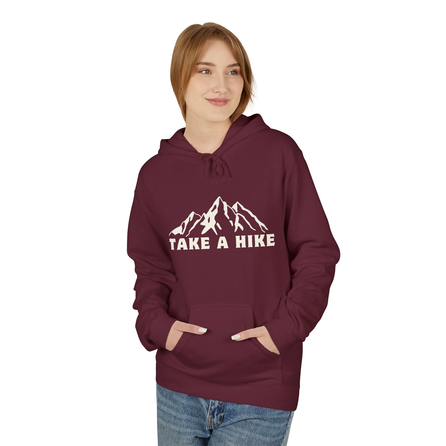 Hoodie Sweater Pullover Take a Hike Mountain Outdoor Adventure Pullover