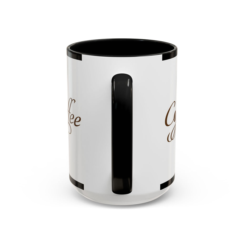 Cute Highland Cow Coffee Mug — Floral 'Coffee' Accent Mug (11/15oz)
