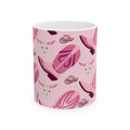 Cowgirl Pink Pattern Ceramic Mug — Western Hats & Boots Coffee Cup (11oz/15oz)