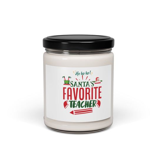 Santa Favorite "Teacher" Scented Soy Candle, 9oz