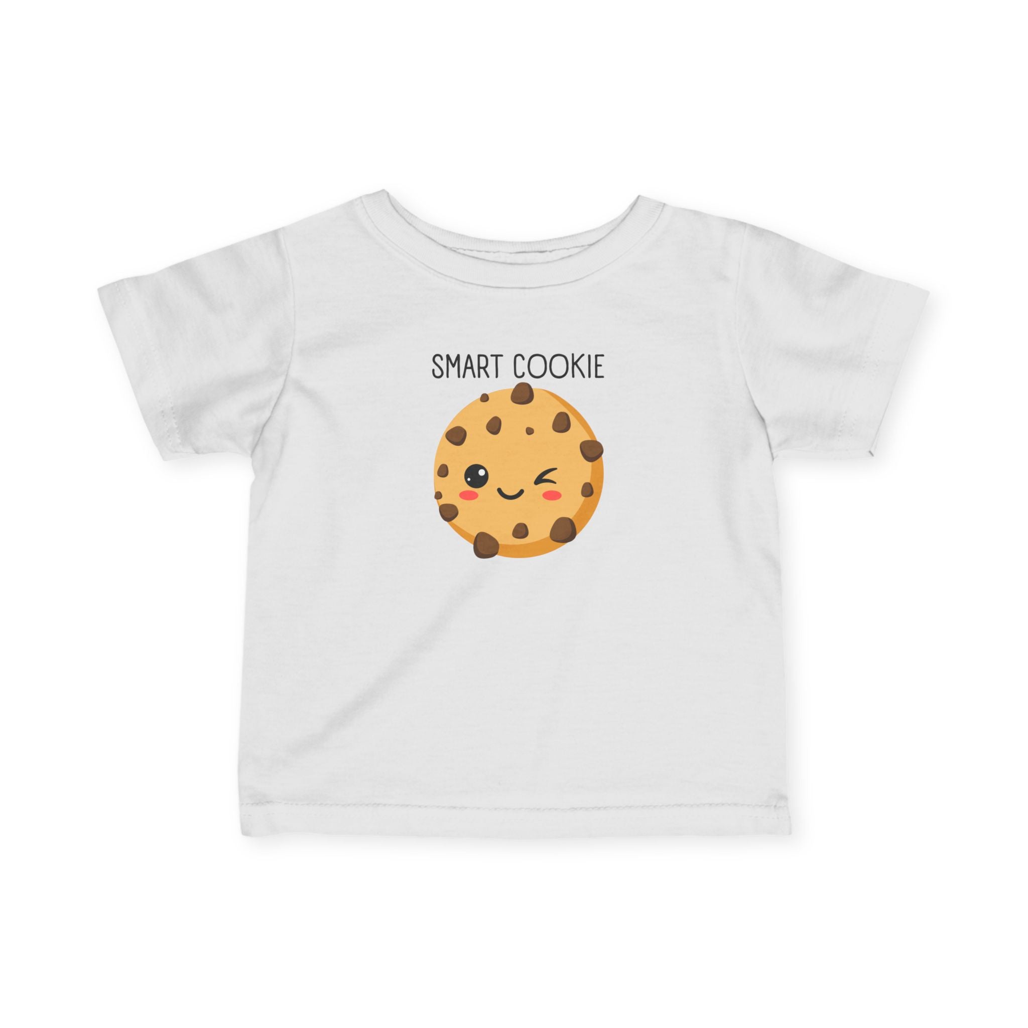 Childrens Short Sleeve Shirt Smart Cookie Infant Fine Jersey Tee