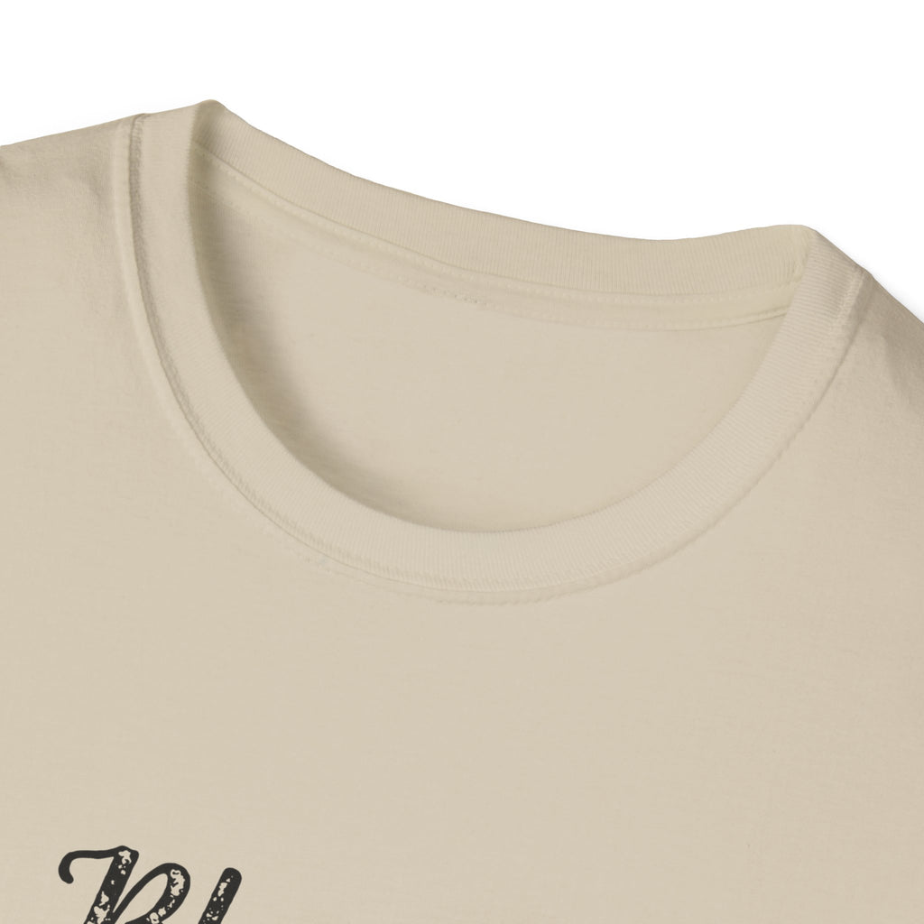 Blessed Stay Beautiful T-Shirt | Messy Bun Bandana Sunglasses