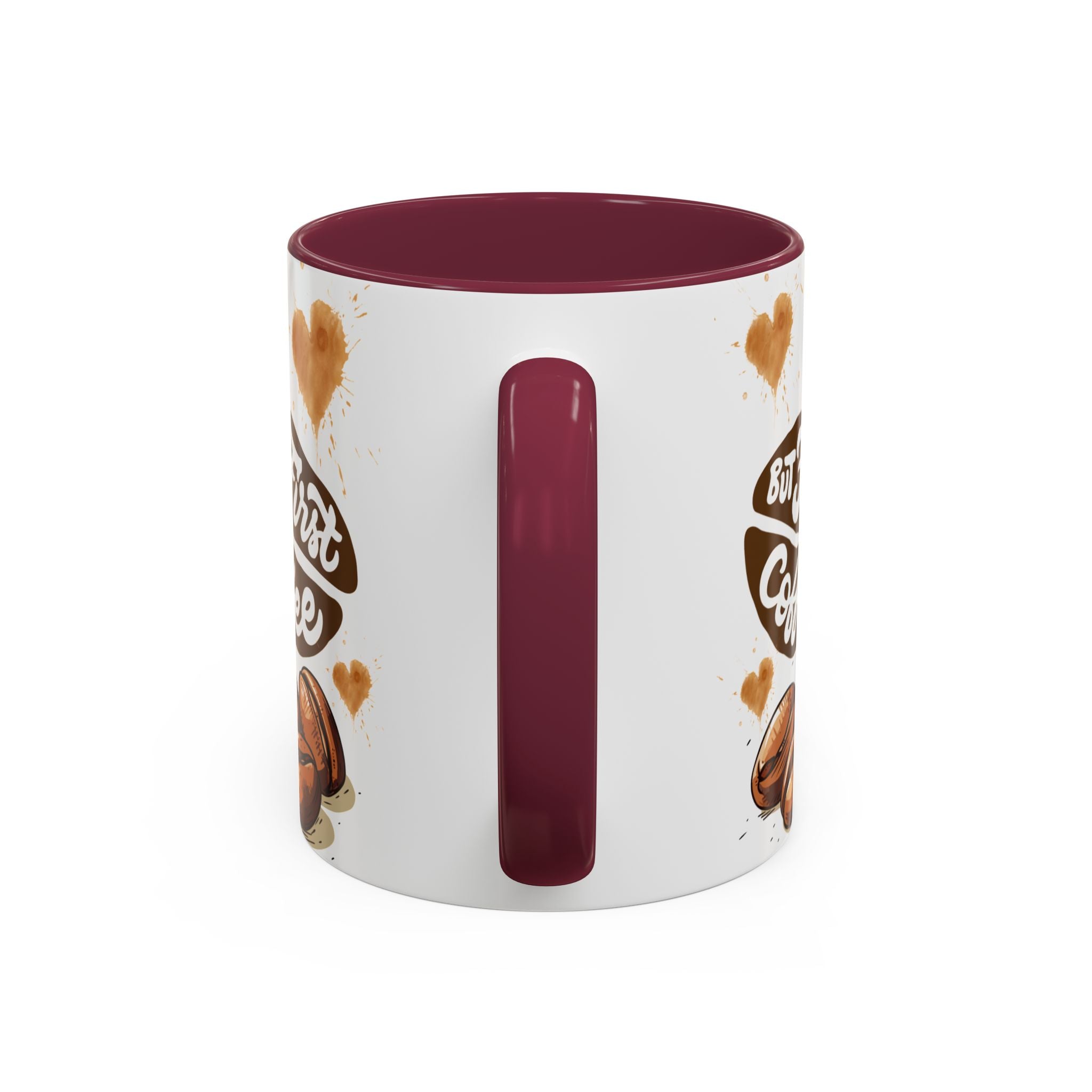 Cute Highland Cow Coffee Mug — "But First Coffee" Colorful Ceramic Mug (11oz/15oz)