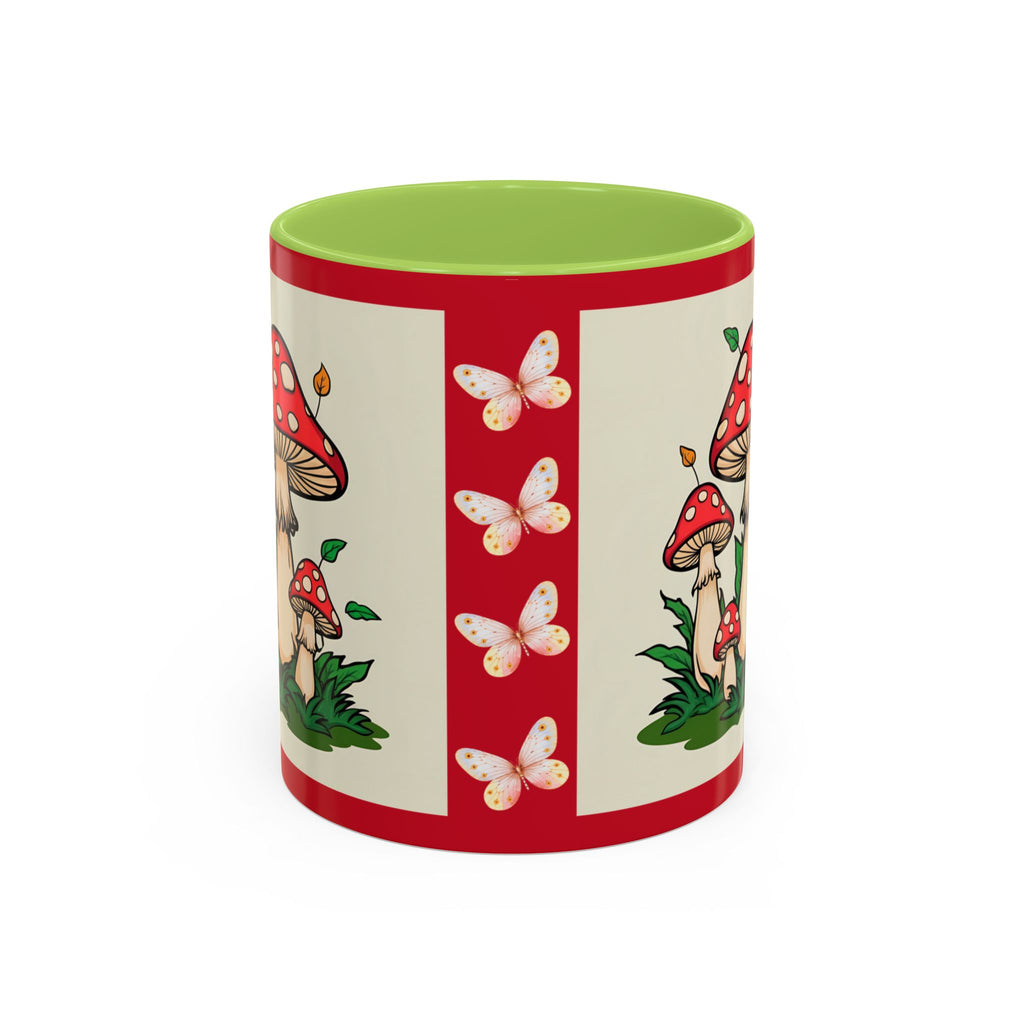 Mushroom Coffee Mug Accent Toadstool Design