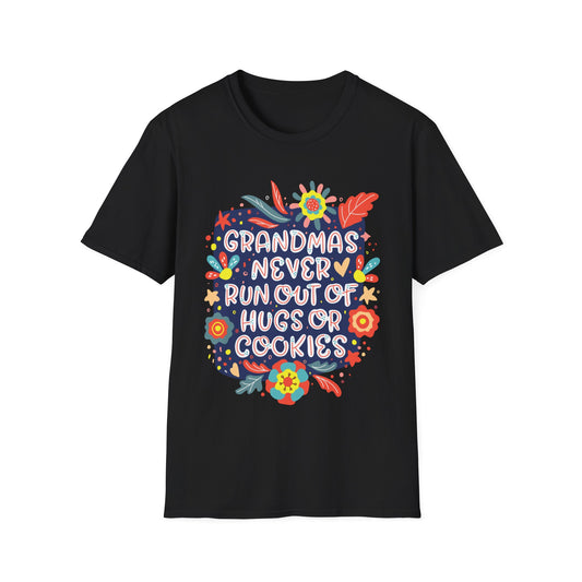 Hugs & Cookies Guaranteed: New Grandma Softstyle T-Shirt