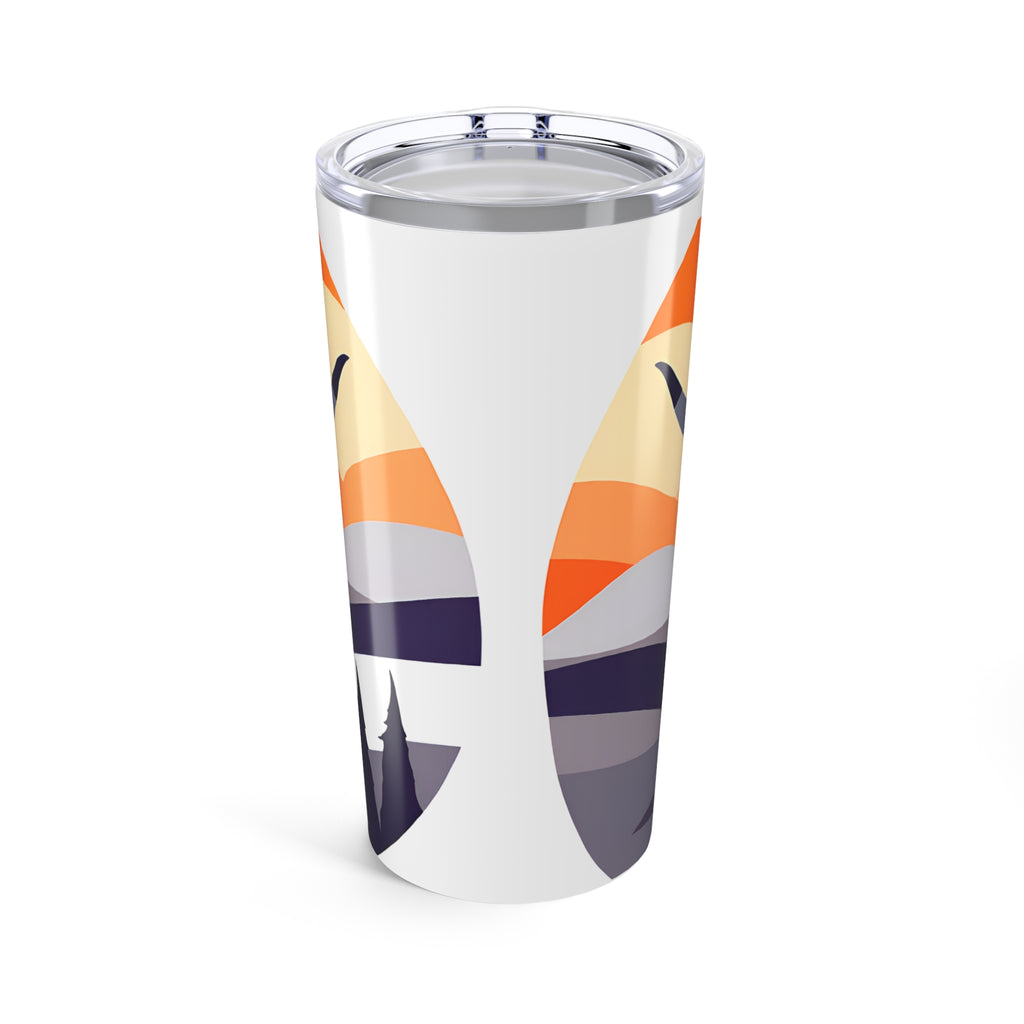 Highland Cow Travel Tumbler Cute Orange Scottish Cattle Insulated Cup 20oz