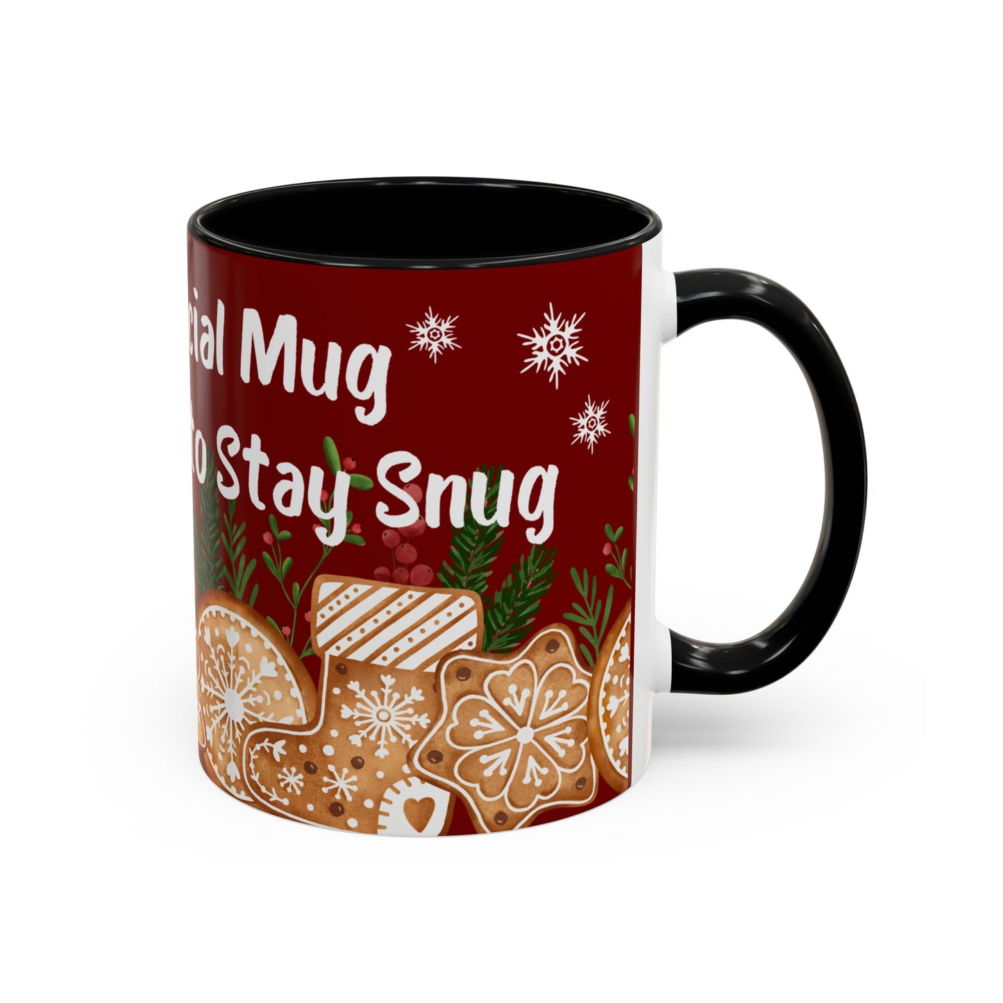 Christmas Gingerbread Coffee Mug – "Special Mug & Hot Chocolate to Stay Snug"