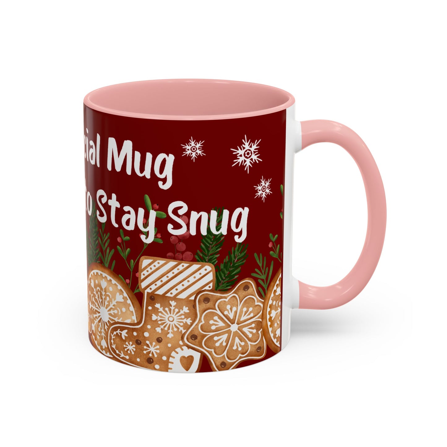 Christmas Gingerbread Coffee Mug – "Special Mug & Hot Chocolate to Stay Snug"