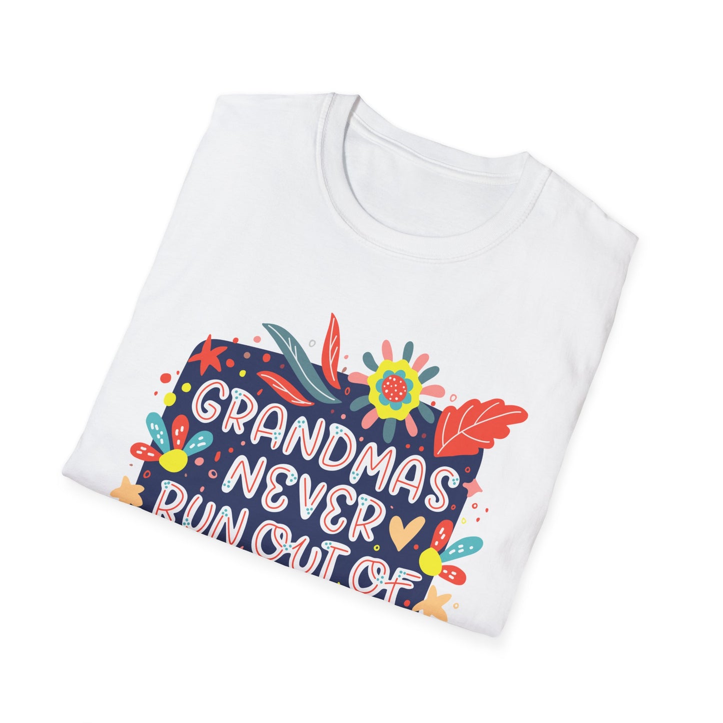 Hugs & Cookies Guaranteed: New Grandma Softstyle T-Shirt