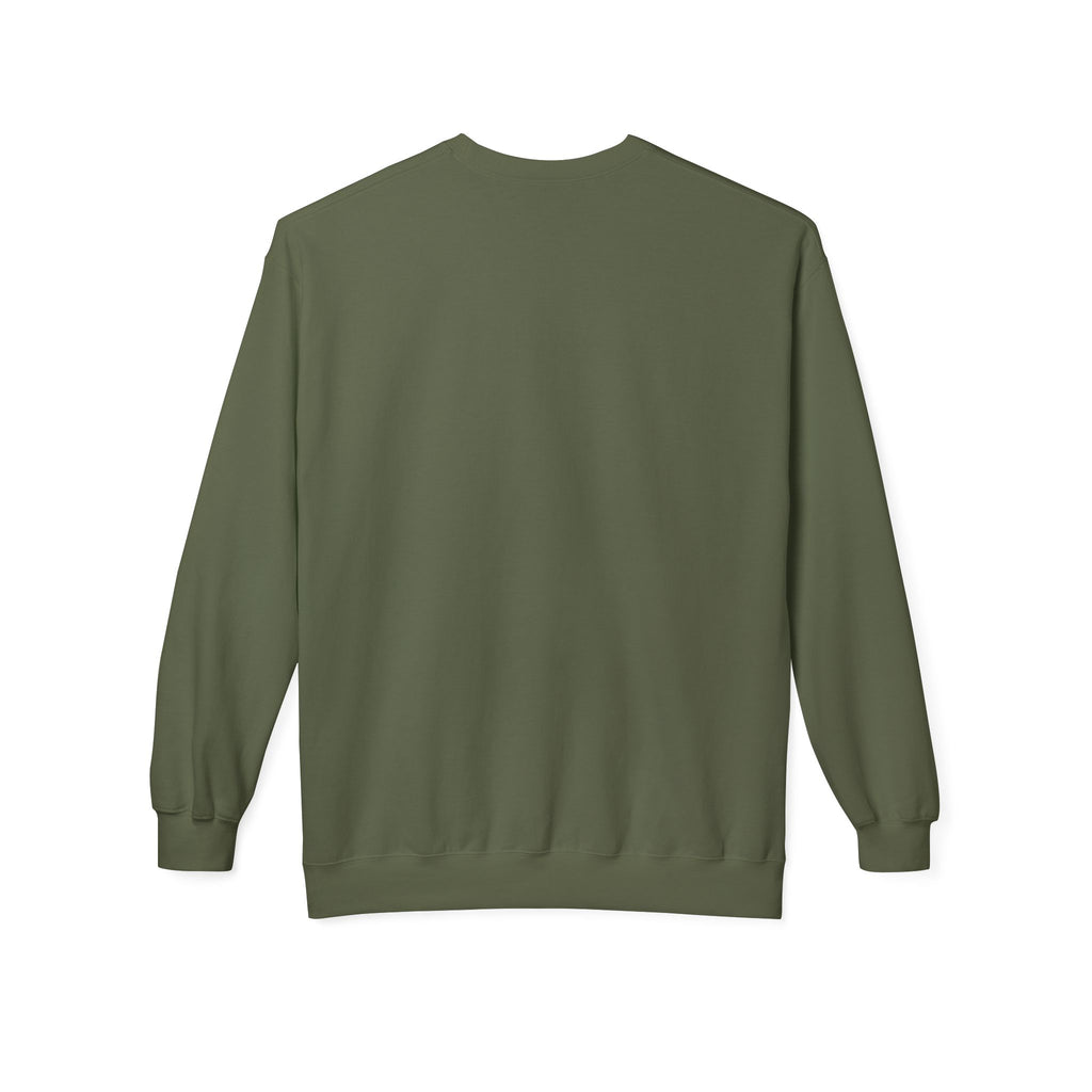 90s Grime Crewneck Sweatshirt — Retro Distorted Logo Pullover