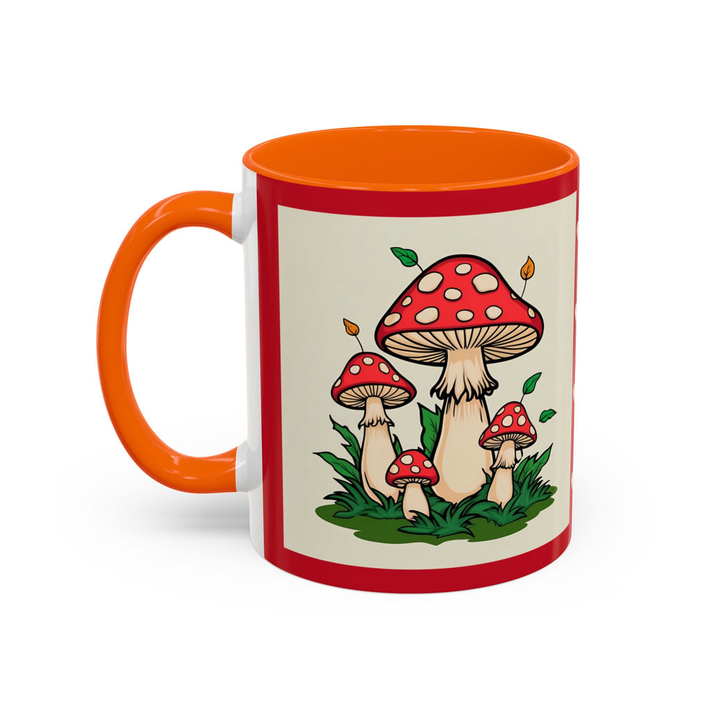 Mushroom Coffee Mug Accent Toadstool Design