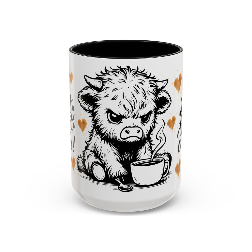 Grumpy Baby Bison But First Coffee mug | Accent Coffee Mug 11oz/15oz