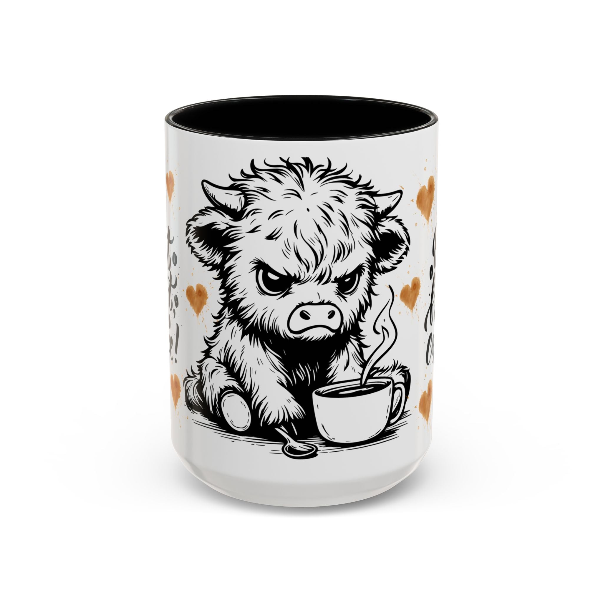 Grumpy Baby Bison But First Coffee mug | Accent Coffee Mug 11oz/15oz