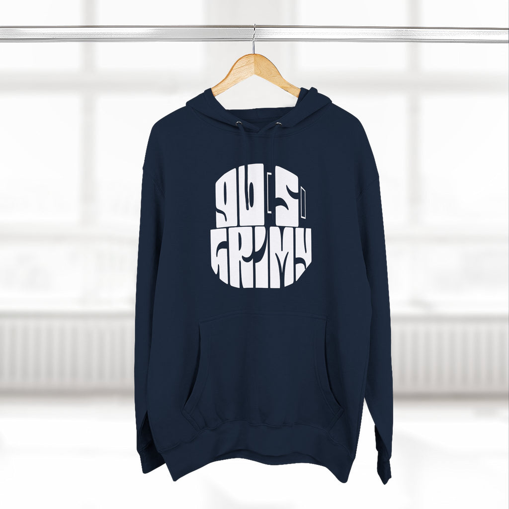 Retro 'Guilty As Charged' Graphic Hoodie — Vintage Circle Logo Pullover