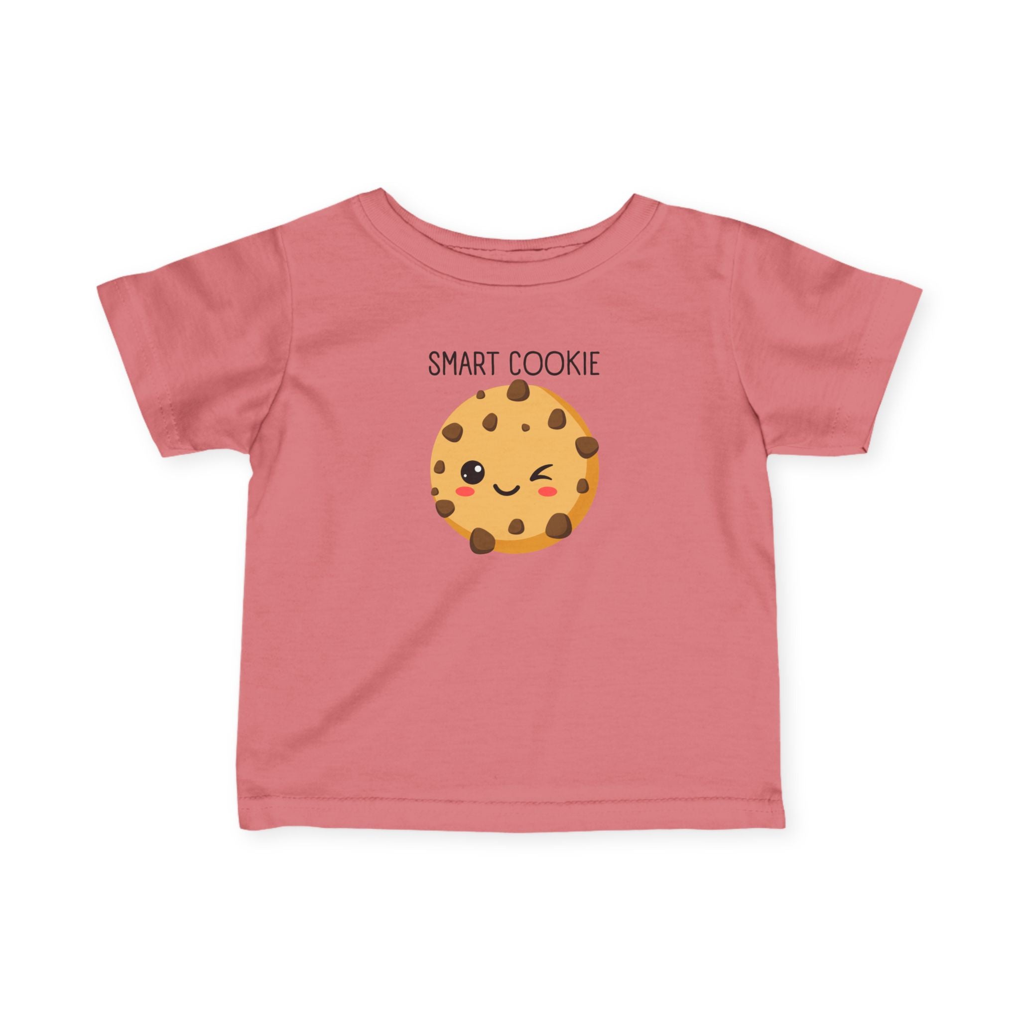 Childrens Short Sleeve Shirt Smart Cookie Infant Fine Jersey Tee