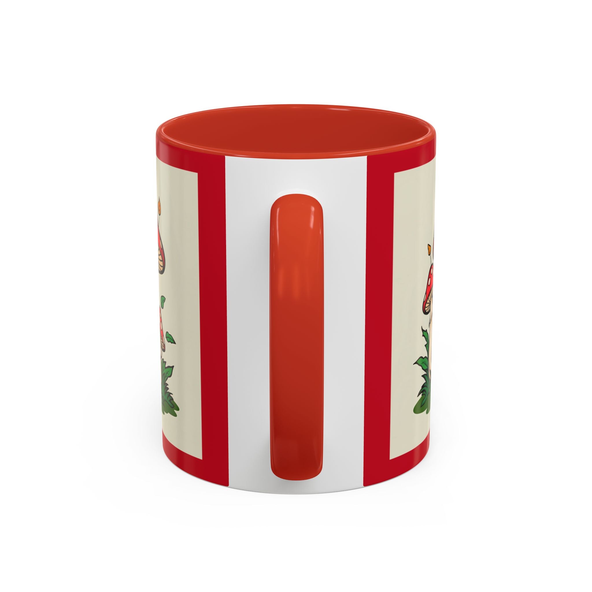 Mushroom Coffee Mug Accent Toadstool Design