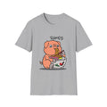 Cute Ramen Pig T-Shirt, Graphic Tee for Foodies, Funny Shirt Gift for Ramen Lovers, Casual Wear, Unique Animal Design