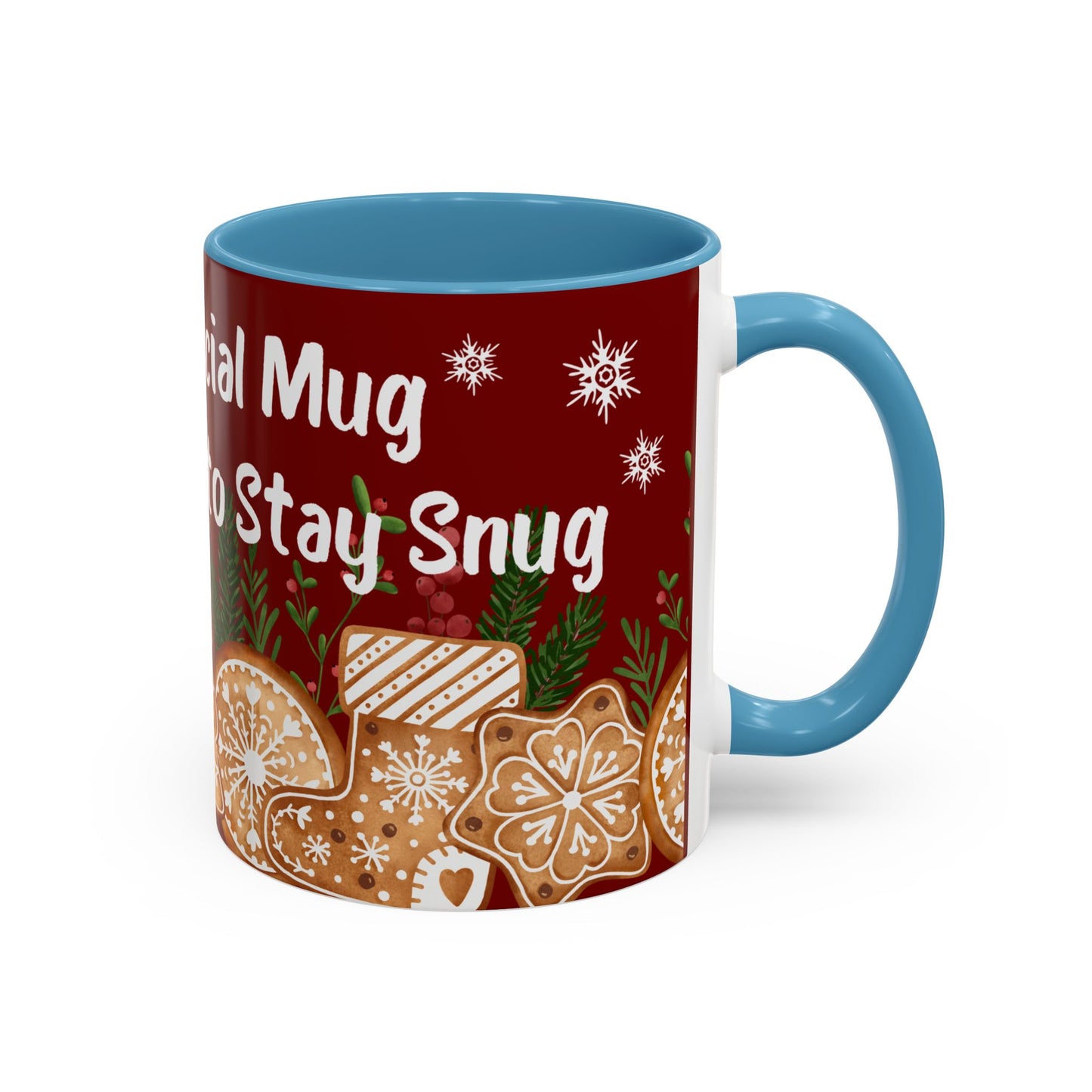 Christmas Gingerbread Coffee Mug – "Special Mug & Hot Chocolate to Stay Snug"