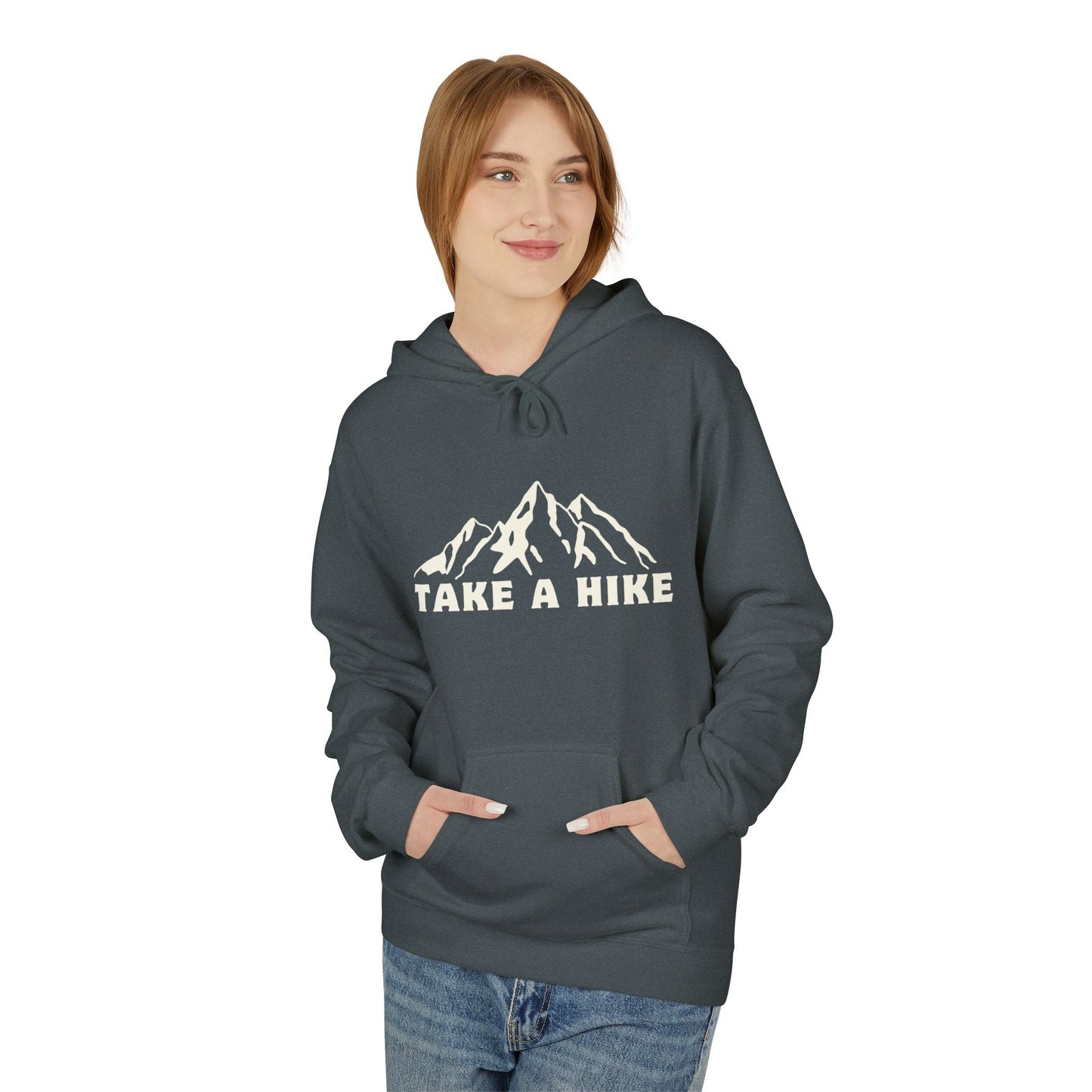 Hoodie Sweater Pullover Take a Hike Mountain Outdoor Adventure Pullover