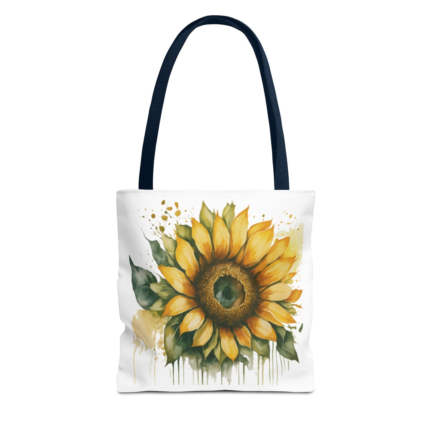 Sunflower Motivational Tote Bag - Stay Focus On The Positive, Eco-Friendly Carryall, Floral Shopping Bag, Gift for Friends, Summer Essential
