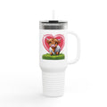 Cute Cow Insulated Travel Mug - 40oz Love Design for Animal Lovers