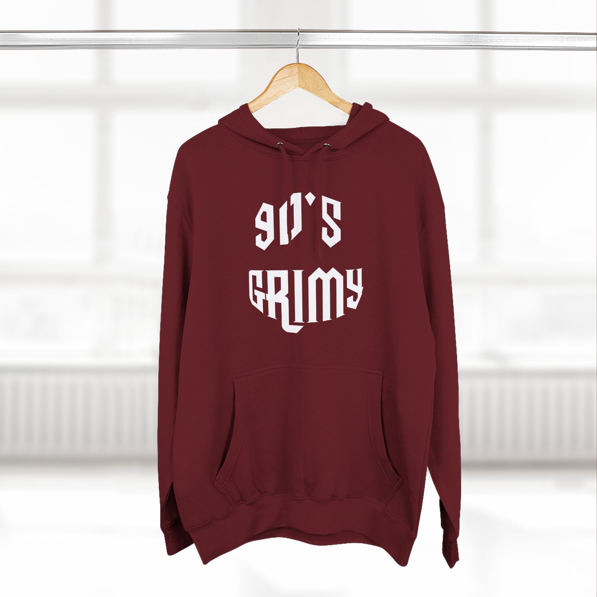 Vintage Streetwear Fleece Pullover 90's Grimy Guys Hoodie