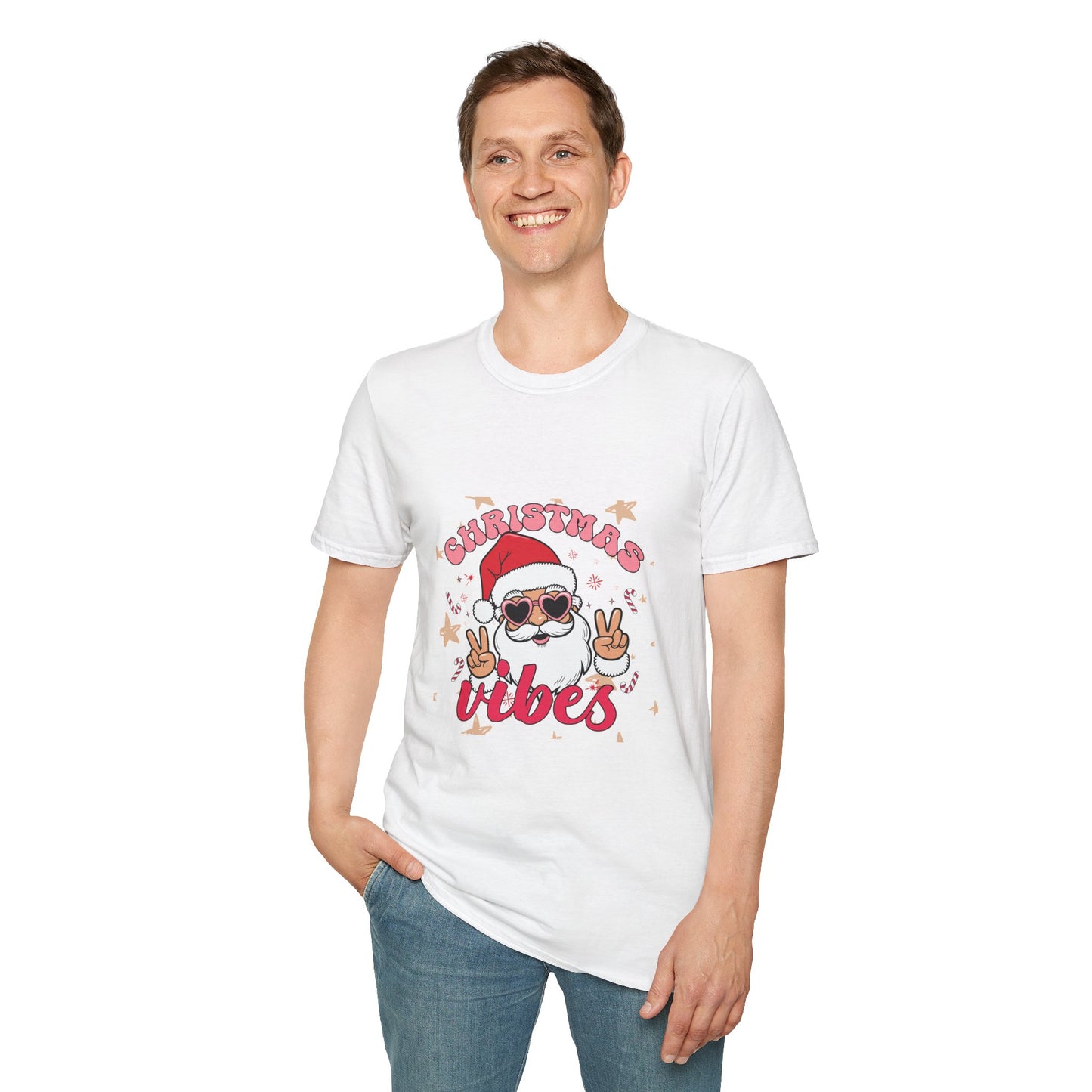 Santa Vibes Unisex Soft Style T-Shirt