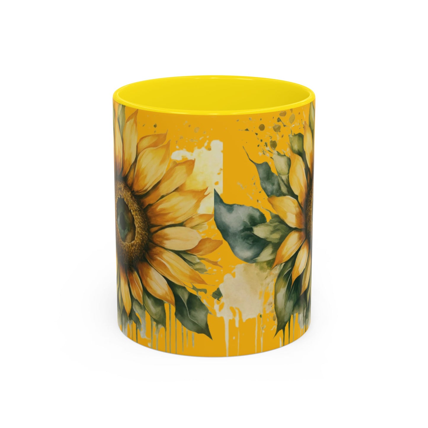 Sunflower Accent Coffee Mug (11, 15oz)