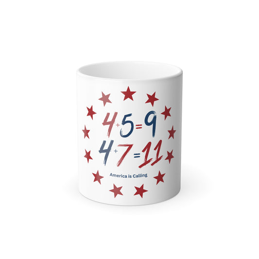 America is Calling Color Morphing Mug, 11oz