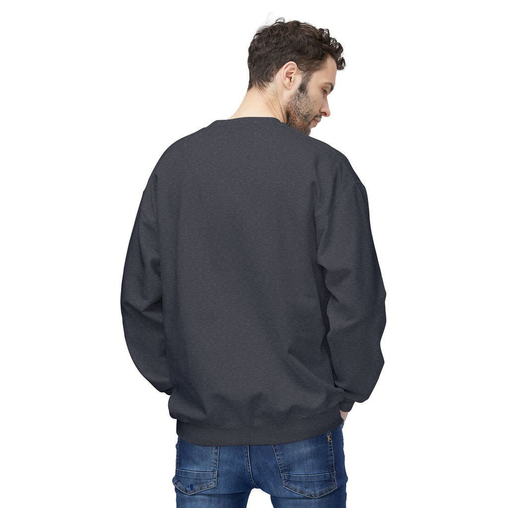 90s Grime Crewneck Sweatshirt — Retro Distorted Logo Pullover