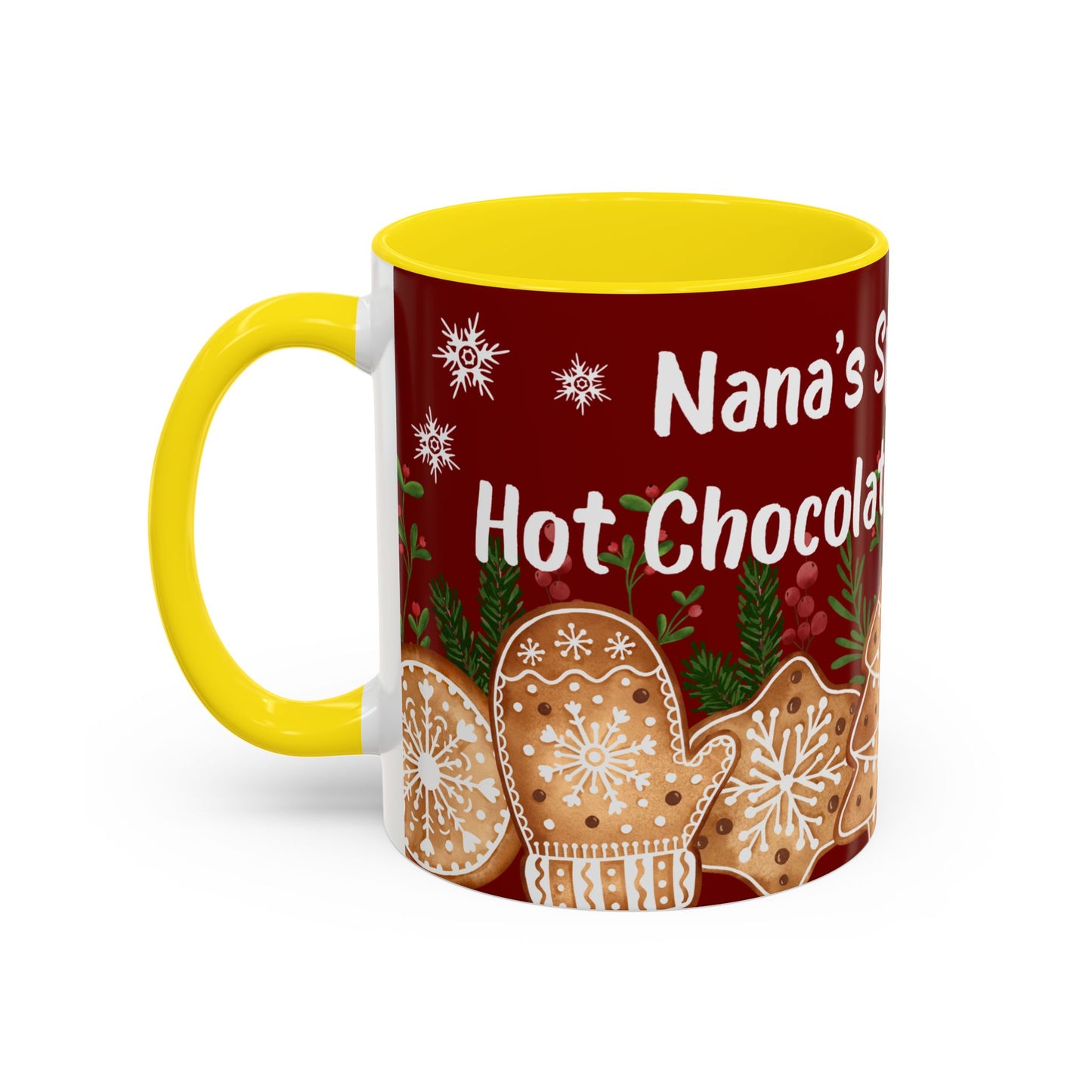 Christmas Gingerbread Coffee Mug – "Special Mug & Hot Chocolate to Stay Snug"
