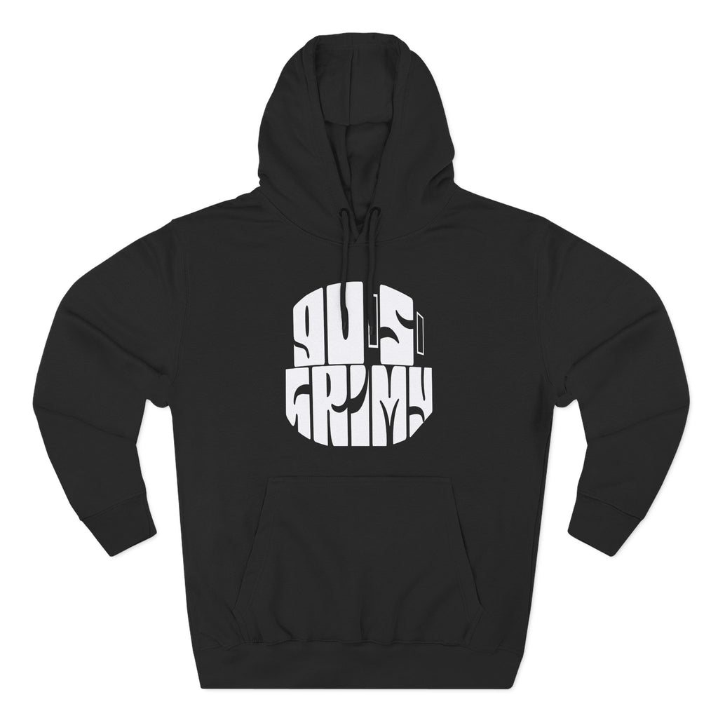 Retro 'Guilty As Charged' Graphic Hoodie — Vintage Circle Logo Pullover