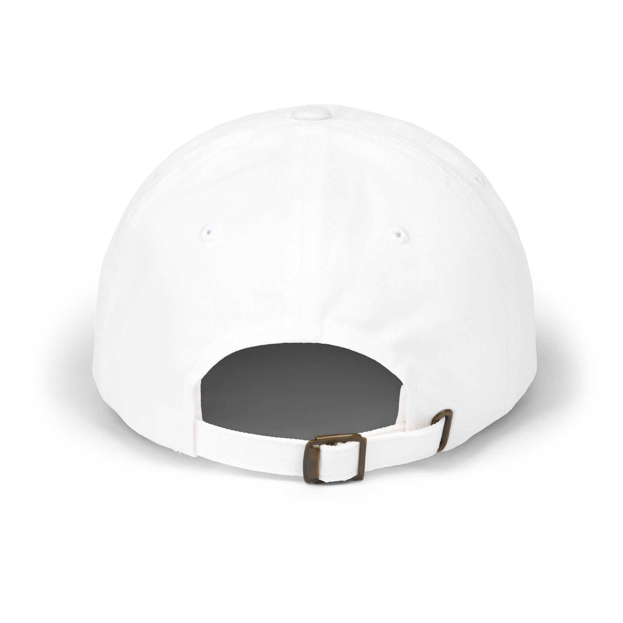 Embroidered Rose Classic Dad Cap - Stylish White Hat for Casual Outings