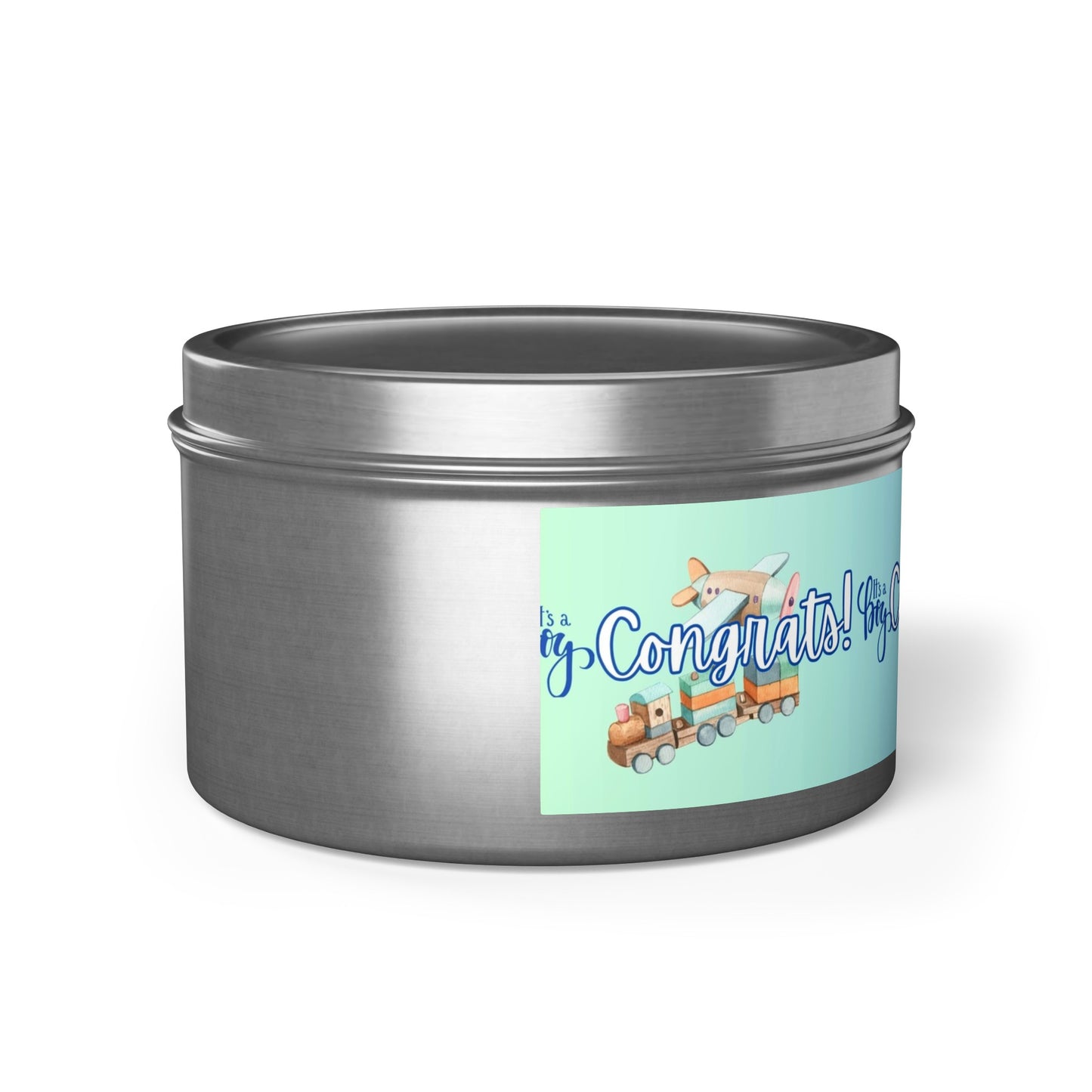 "Welcome to the World" - A Collection of Boy Baby Candles! Tin Candles