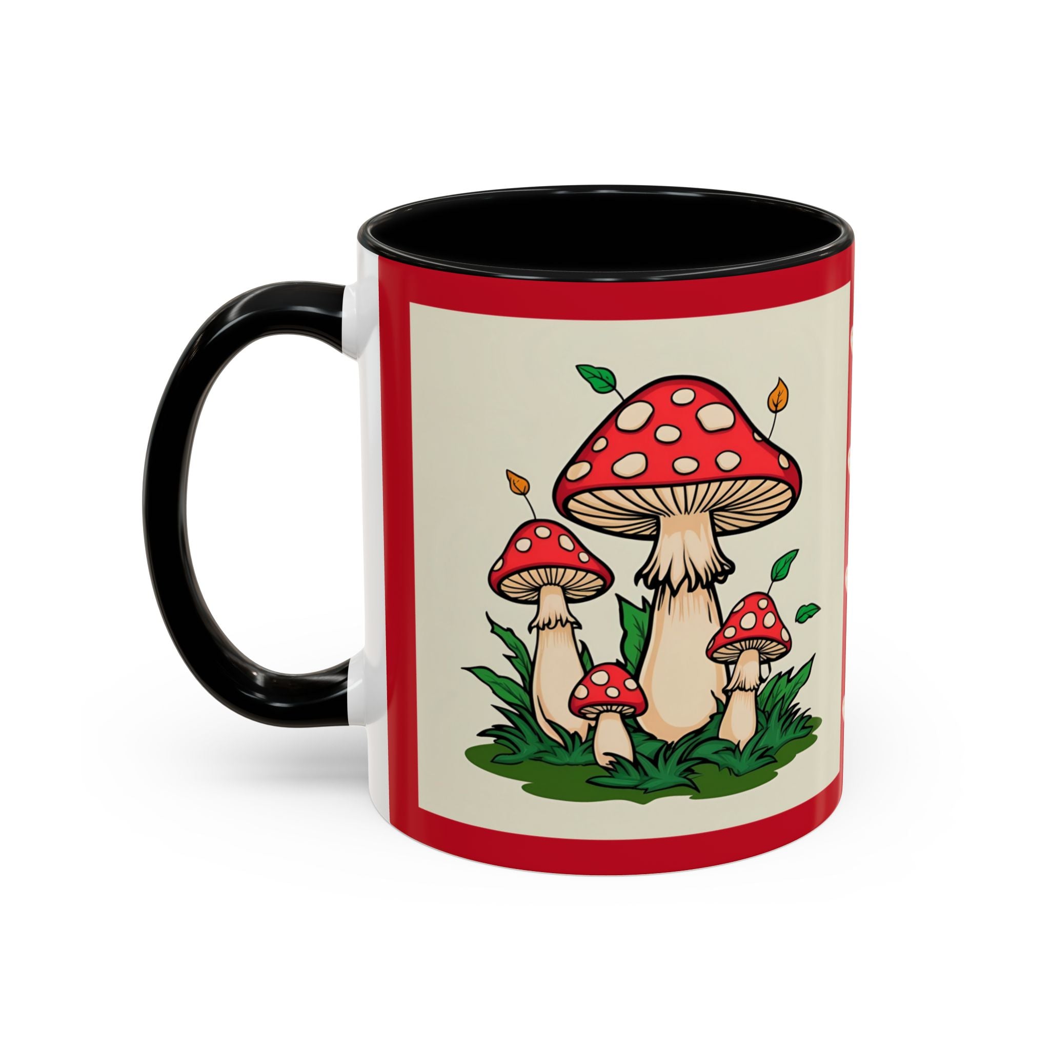 Mushroom Coffee Mug Accent Toadstool Design