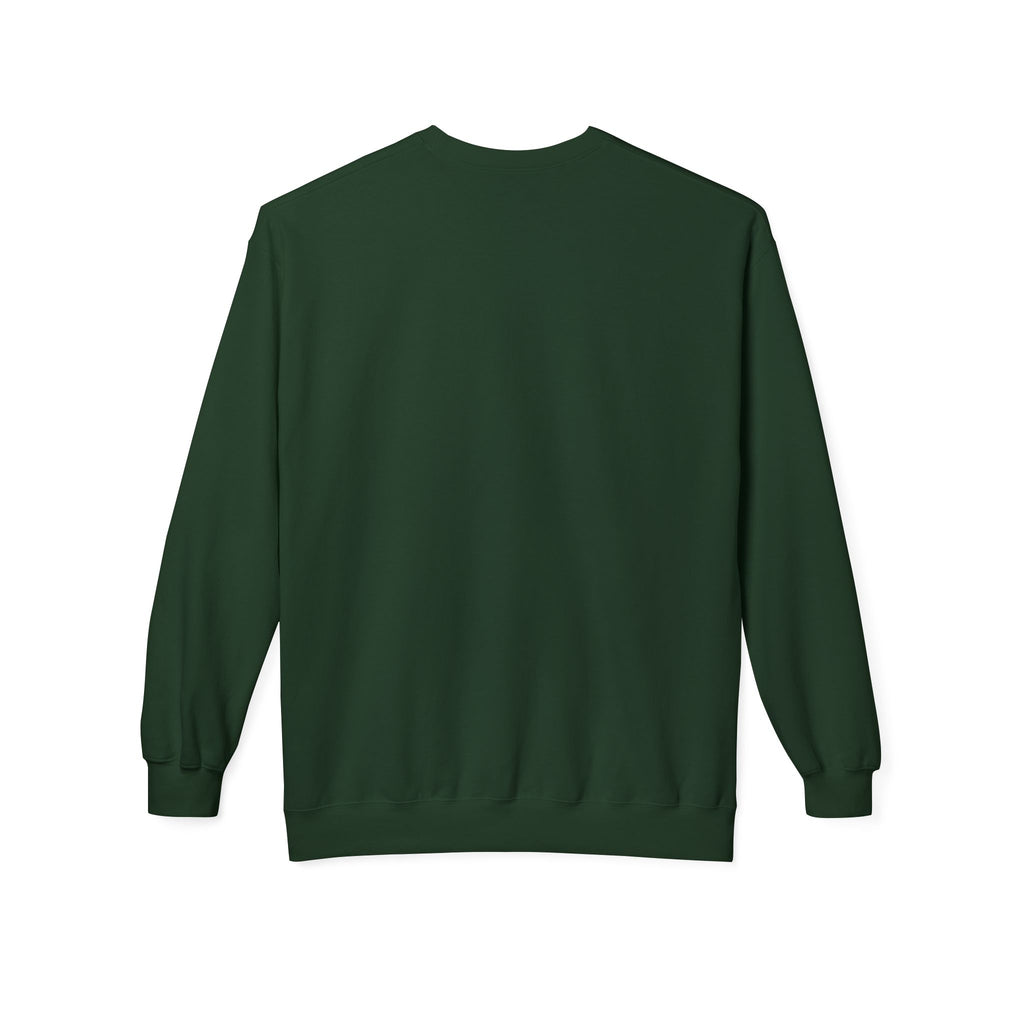 90s Grime Crewneck Sweatshirt — Retro Distorted Logo Pullover