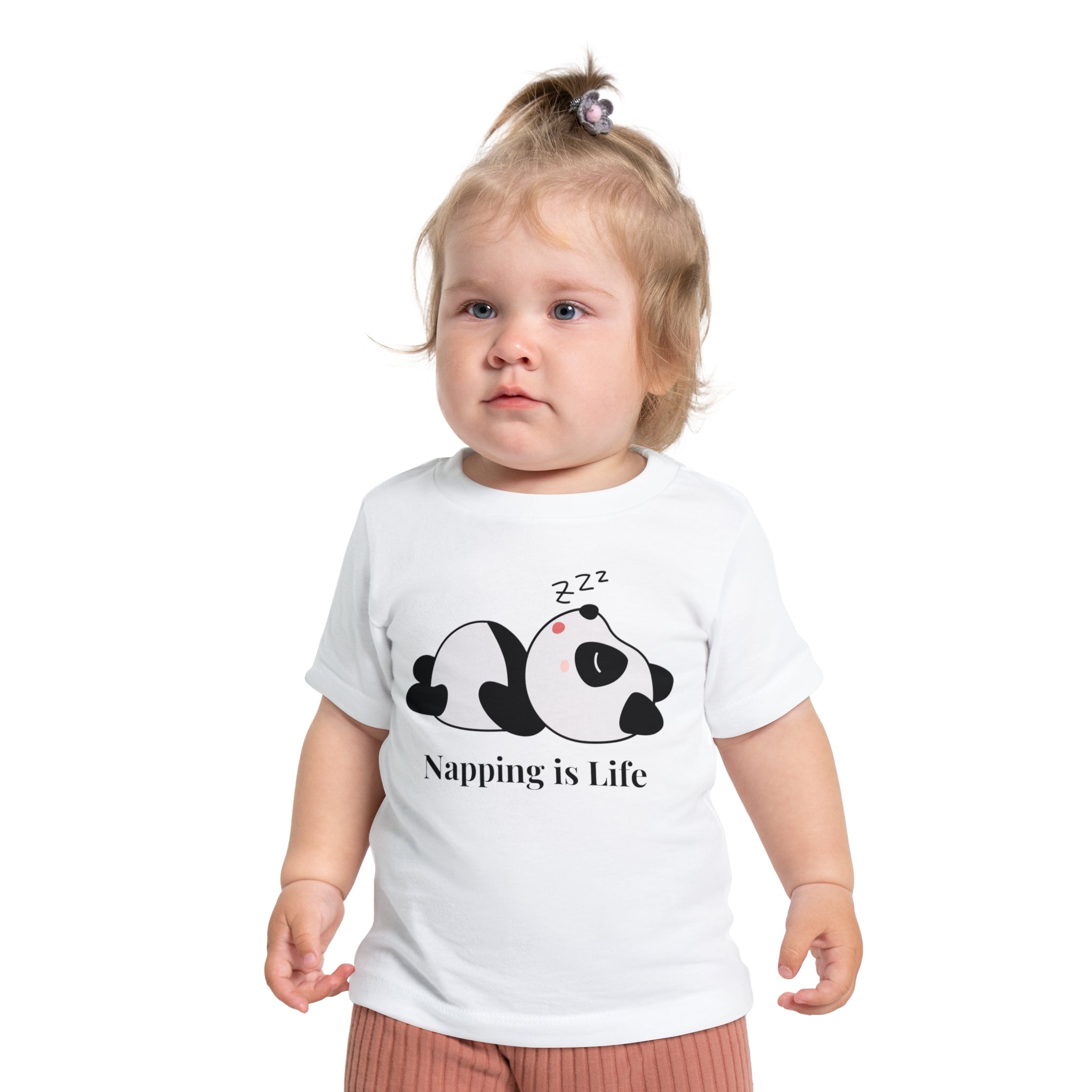 Toddler Shirt with Napping is Life Baby Short Sleeve T-Shirt