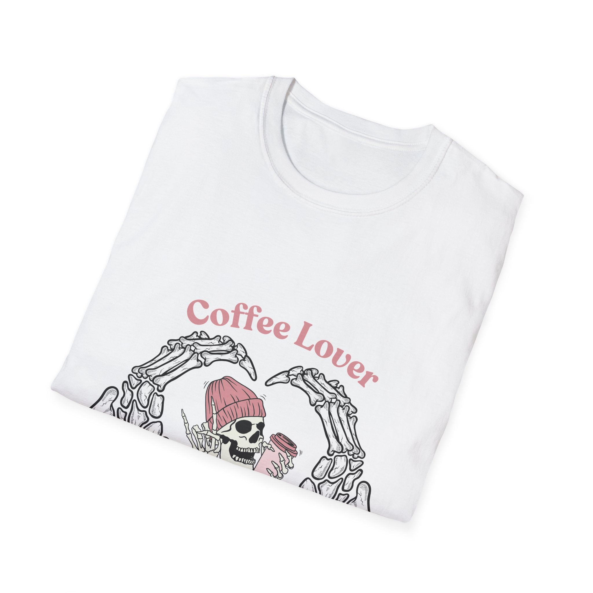 Coffee Lover Skeleton Unisex T-Shirt