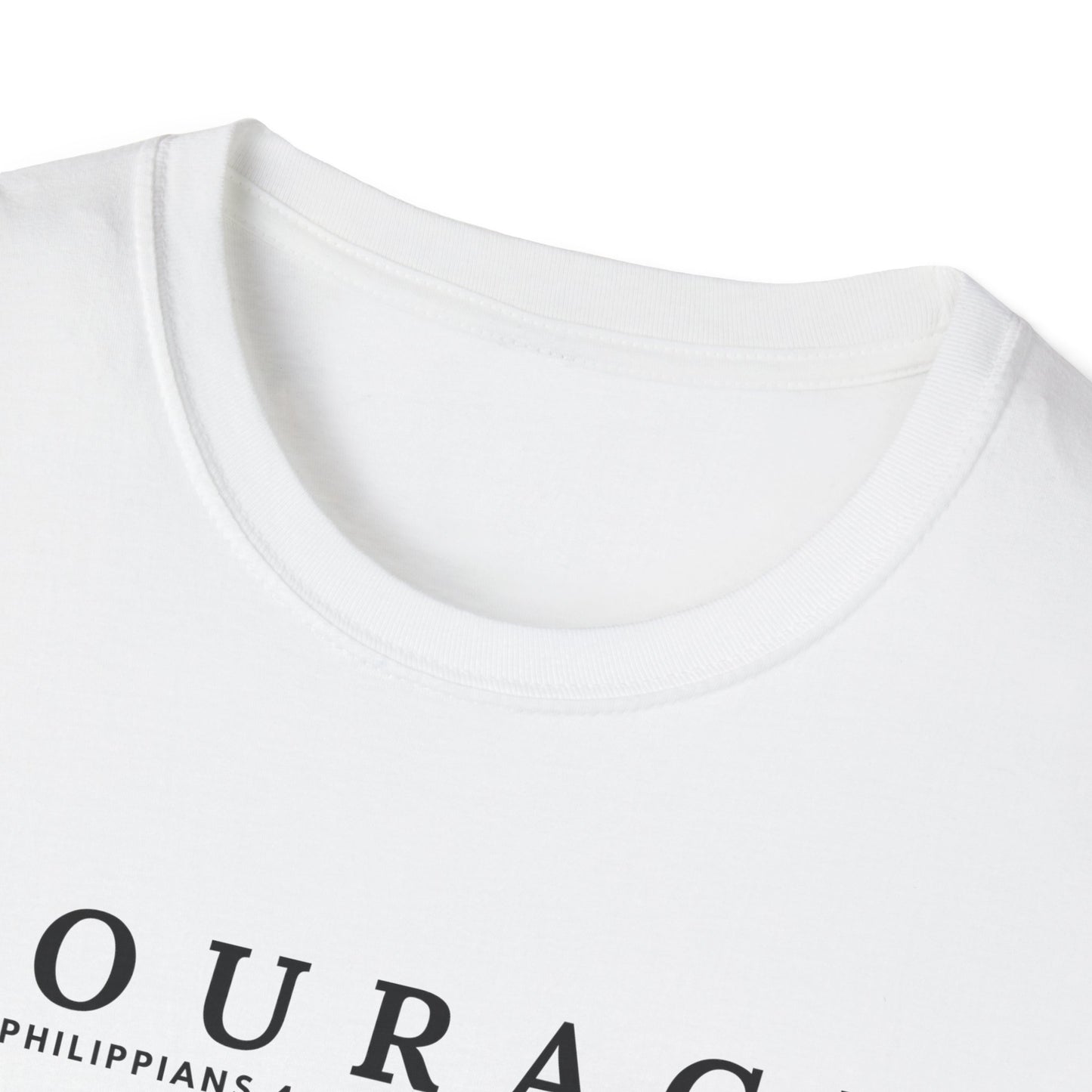 Courage Inspirational Unisex T-Shirt | Motivational Tee, Gift for Her, Gift for Him, Everyday Wear, Positive Message Shirt