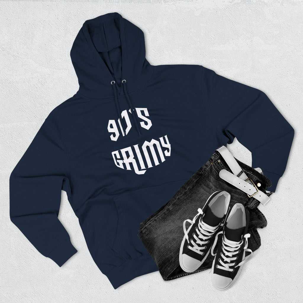 Vintage Streetwear Fleece Pullover 90's Grimy Guys Hoodie