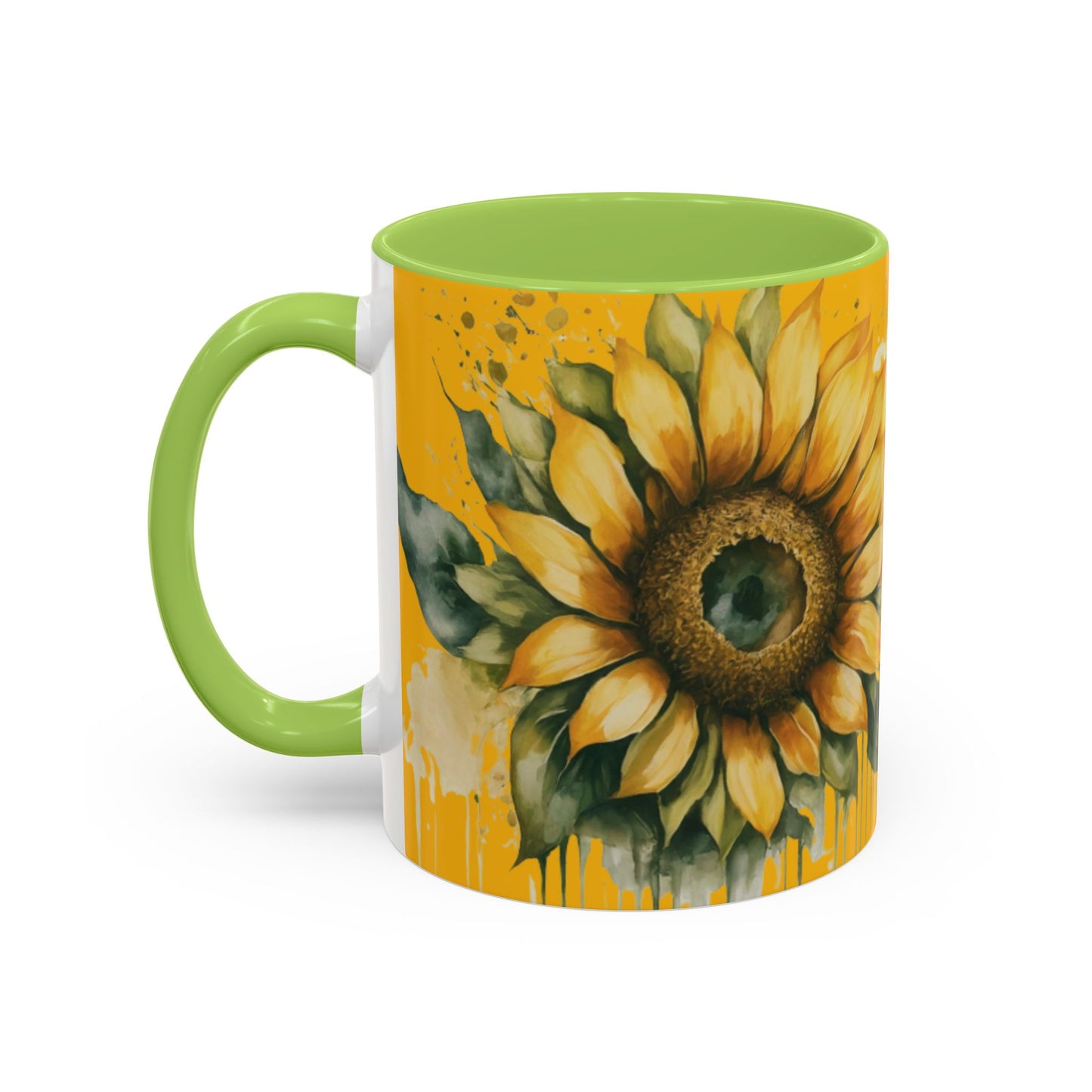 Sunflower Accent Coffee Mug (11, 15oz)