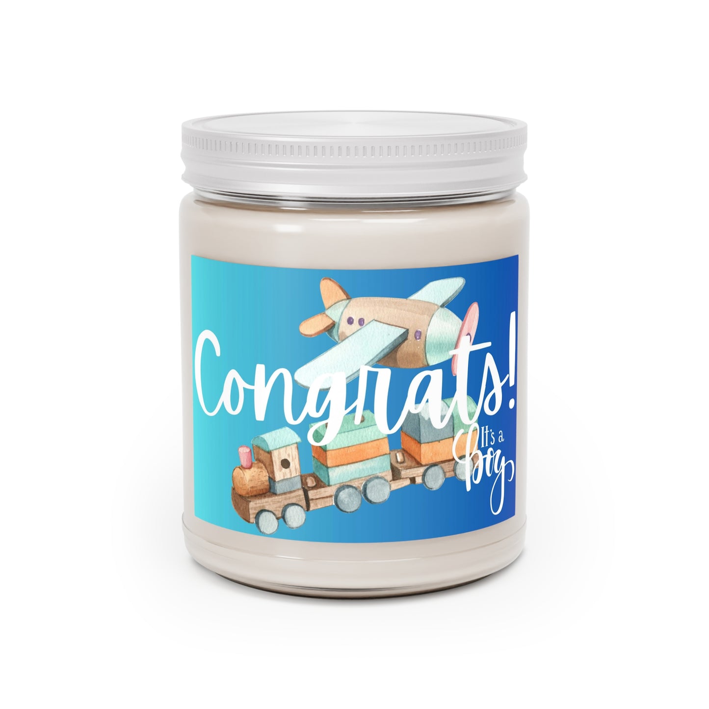 Welcome a Little Man with "Welcome to the World" - A Collection of Boy Baby Scented Candles, 9oz